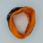 Preview: Halloween Loop für Hunde - Geister Orange Schwarz
